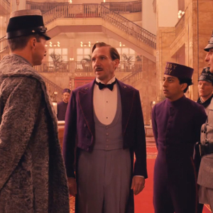 Ralph Fiennes and Tony Revolori in The Grand Budapest Hotel