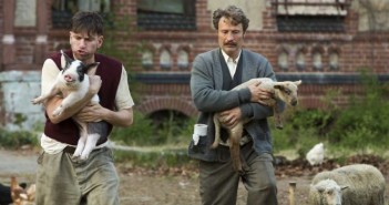 Men & Chicken: Dark Humor Set Amidst a Rainbow of Grimy Browns Men and Chicken